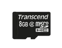 TS8GUSDHC2 - Transcend 8GB Class 2 microSDHC Flash Memory Card