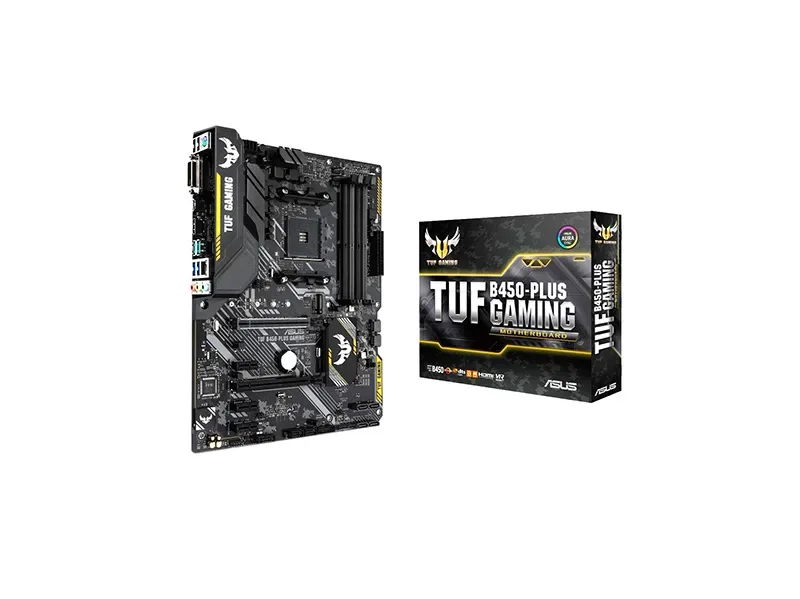 TUF B450-PLUS GAMING - ASUS Desktop Motherboard AMD B450 Chipset Socket AM4
