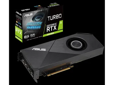 TURBO-RTX2060S-8G-EVO ASUS NVIDIA GeForce RTX 2060 SUPER 8GB Turbo Edition GDDR6 2HDMI/2DisplayPort PCI-Express Video Card