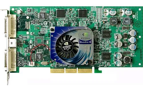 TW-06F389 - Nvidia Quadro 4 700XGL 64MB DVI/ TV-out/ VGA/ AGP Video Graphics Card