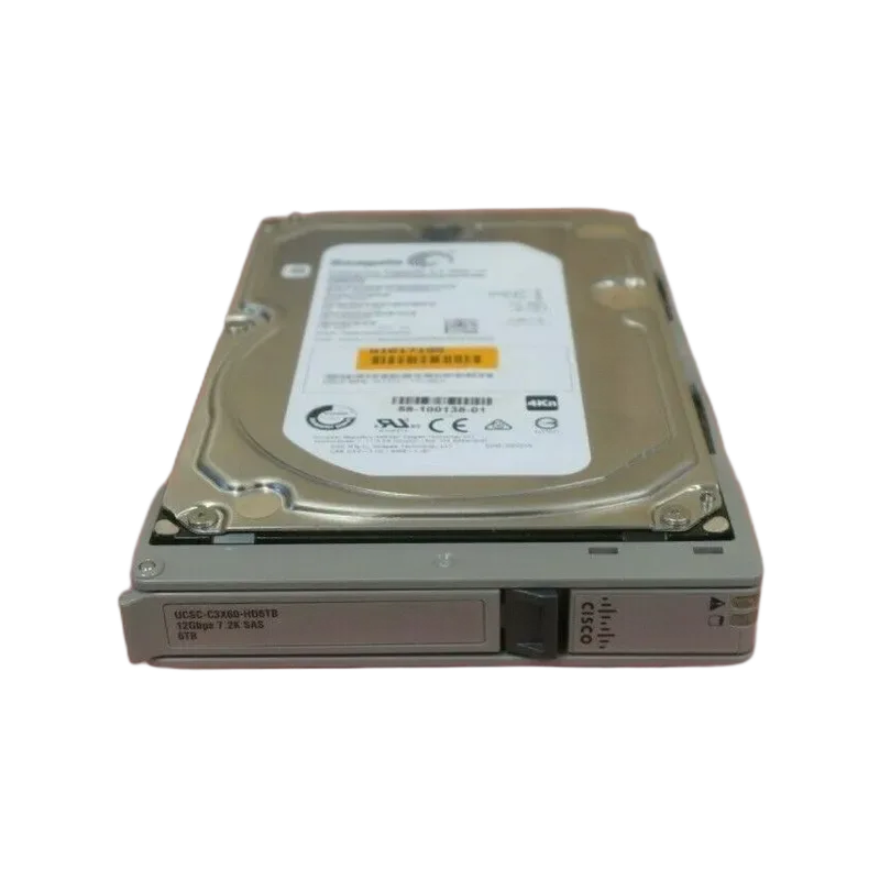 UCSC-C3X60-HD6TB - Cisco 6TB 7200RPM SAS 12Gb/s 3.5-inch Hard Drive for UCS C3160 Rack Server