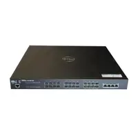 UJ662 - Dell PowerConnect 6000 Series 6024 24 x Ports 10/100/1000Base-T Gigabit Ethernet + 8 x Ports 1000Base-T SFP Combo Rack-Mountable Layer 3 Managed Routing Switch