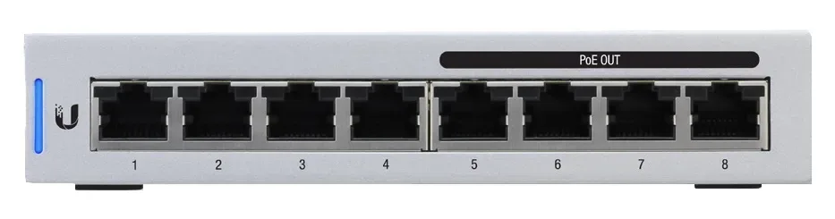US-8-60W - Ubiquiti UniFi 8-Port Gigabit PoE Compliant Managed Switch