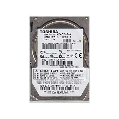 V000020290 - Toshiba 40GB 5400RPM ATA-100 2.5-inch Hard Disk Drive