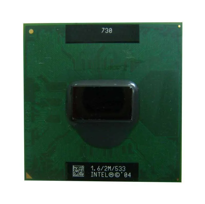 V000050450 - Toshiba 1.60GHz 533MHz FSB 2MB L2 Cache Socket H-PBGA479 / PPGA478 Intel Pentium M 730 1-Core Processor