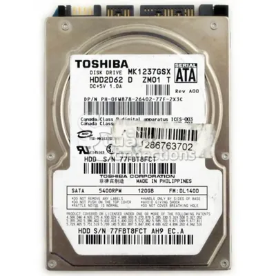 V000140390 - Toshiba 400GB 4200RPM SATA 3GB/s 8MB Cache 2.5-inch Hard Disk Drive