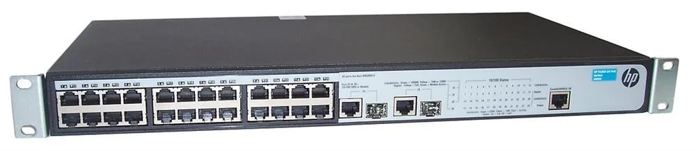 HPE V1905-24 HP V1905-24 ProCurve V1905-24 24 x Ports 10/100/Base-T + 2 x SFP Combo Ports 10/100Base-TX Layer 2 Managed 1U Rack-mountable Fast Ethernet Network Switch