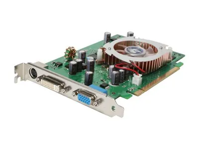 V7202GS56 - Biostar GeForce 7200GS 512MB 64-Bit DDR2 PCI Express x16 D-SUB HDTV Out DVI Video Graphics Card