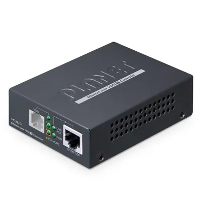 VC-231G - Planet 1 x Port 10/100/1000Base-T Ethernet to VDSL2 Converter/Bridge 30a profile w/ G.vectoring, RJ11