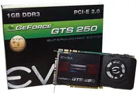 VCE01G-P3-1155 - EVGA GeForce GTS 250 1GB PCI Express DVI / HDTV Video Graphics Card