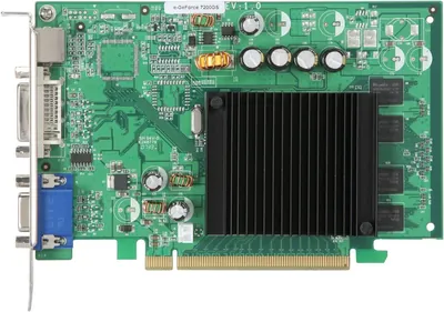 VCE256-P2-N429 - EVGA GeForce 7200GS 256MB PCI Express DVI/ TV-Out Video Graphics Card