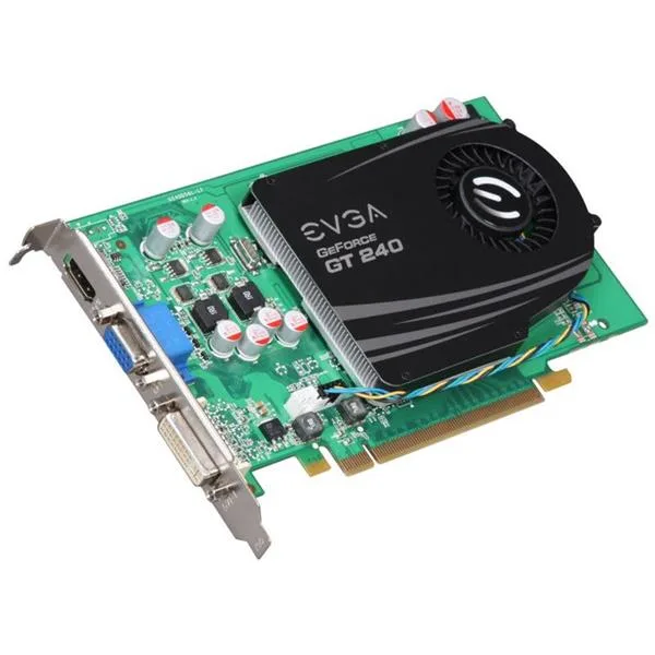 VCE512-P3-1240 - EVGA GeForce GT 240 512MB DDR5 DVI/ HDMI Video Graphics Card