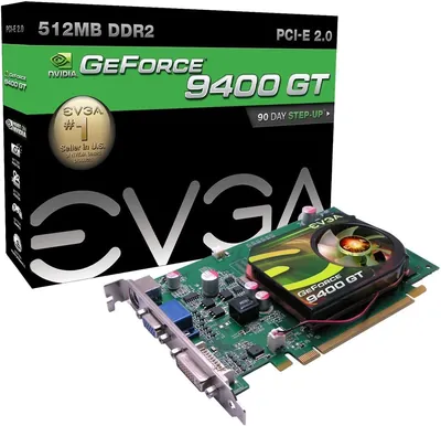 VCE512-P3-N940 - EVGA GeForce 9400GT 512MB DDR2 PCI Express DVI Video Graphics Card