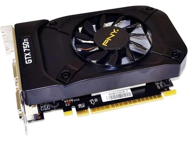 VCGGTX750T2XPB - PNY GeForce GTX 750 Ti 2GB GDDR5 128-Bit PCI Express 3.0 x16 Dual DVI/ mini HDMI Video Graphics Card