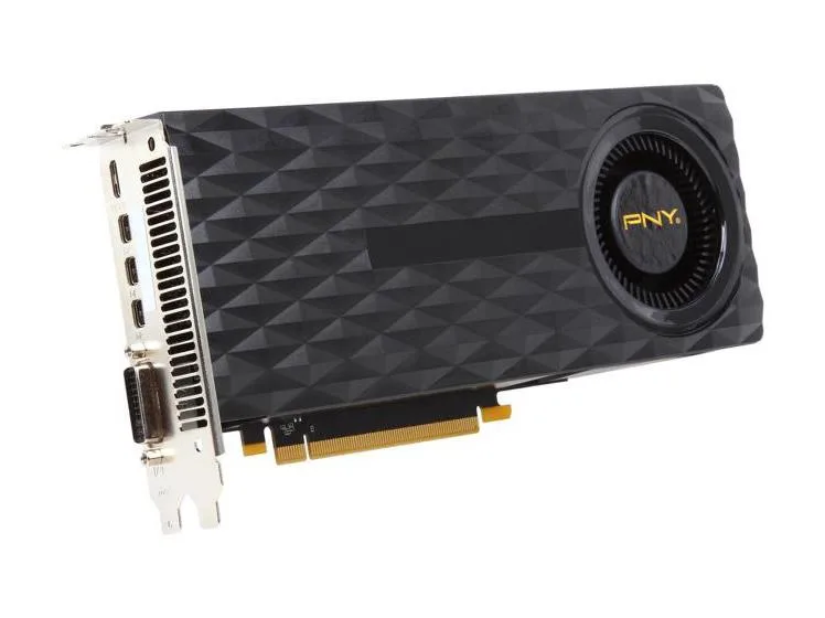 VCGGTX9704XPBR2 - PNY Nvidia GeForce GTX 970 4GB GDDR5 256-Bit 2x mini-DisplayPort/ HDMI/ DVI-I PCI Express 3.0 x16 Video Graphics Card