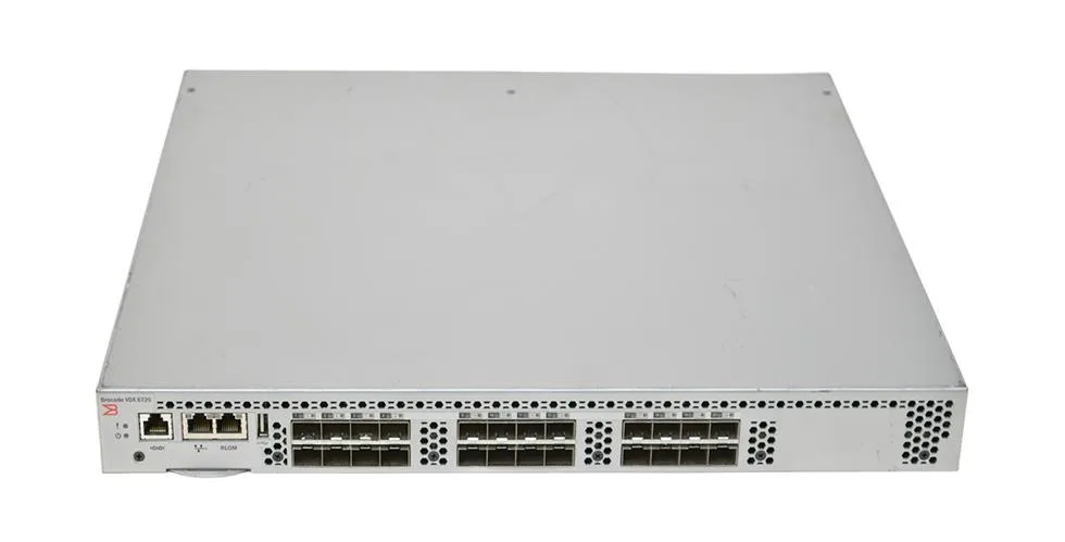 Brocade VDX6720-24-F Vdx 6720 Br-Vdx672024-F 24X 1/10Gbe SFP+ Port 1U Switch 24 Port Active