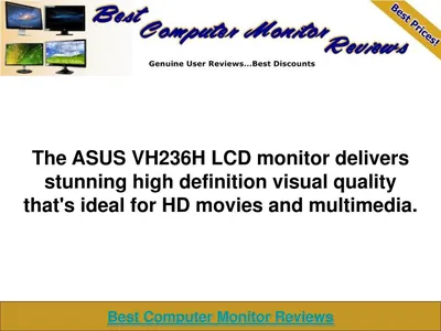 VH236H-PB-R - ASUS 23-inch Vh236h Dvi/Hdmi Blu-Ray 1080p Widescreen LCD Monitor
