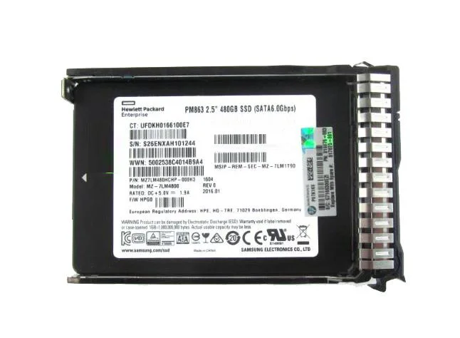 VK000480GWCFE - HP 480GB SATA 6Gb/s 2.5-inch Solid State Drive