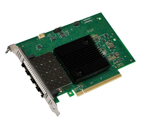 Dell VK88G Dell 0VK88G / VK88G E810 4-Ports 10/25GbE SFP28 PCI Express 4.0 x16 Full Height Network Adapter