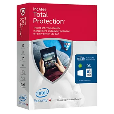 VM884AV - HP McAfee Total Protection for Small Business Subscription License and Media 1 User 18Month