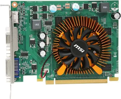 VN220GT-MD1G - MSI Nvidia GeForce 220GT 1GB 128-Bit DDR2 PCI Express 2.0 VGA/ DVI/ HDMI Video Graphics Card