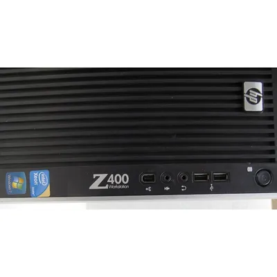 VS933AV-07 - HP Desktop HP Z400 Workstation Xeon Six-Core 3.33GHz Bus Speed 6.40GT/s 12 MB Cache RAM 12GB 2x 160GB Solid State DVD
