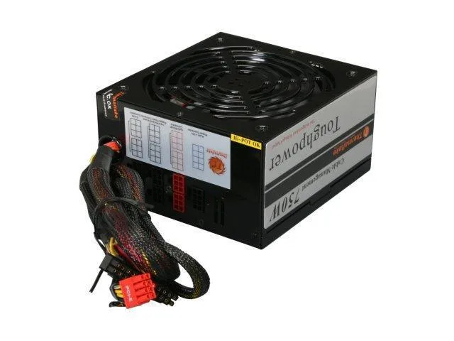 W0116RU - Thermaltake Toughpower W0116 750-Watts Maximum ATX12V & EPS12V Ball Bearing Single Fan Power Supply