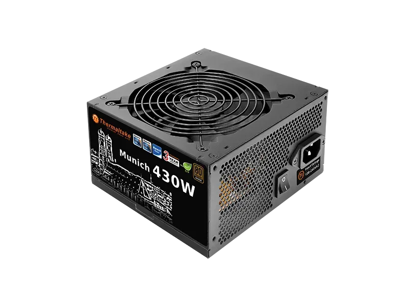W0391RE - Thermaltake W0391RE 430-Watts 110-220V AC 86% Efficiency ATX12V Internal Power Supply