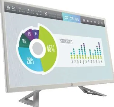 HP W2Z78AA#ABA V320 31.5-inch 1920 x 1080 TFT Active Matrix DVI-D / VGA LED Monitor