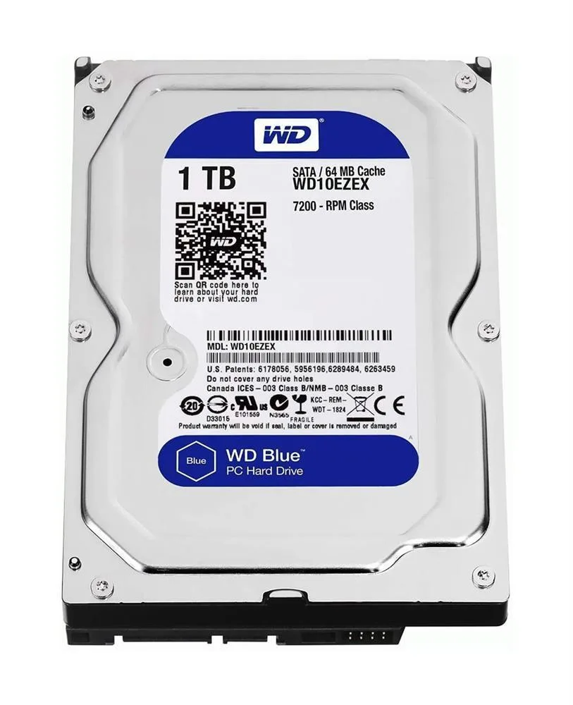 WD10EZEXKIT4 - Western Digital Caviar Blue 1TB 7200RPM SATA 6Gb/s 64MB Cache 3.5-inch Hard Drive