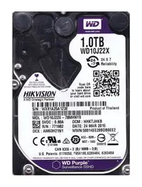 WD10J22X - Western Digital Purple 1TB 5400RPM SATA 6Gb/s 16MB Cache 16GB 2.5-inch Hybrid Hard Drive