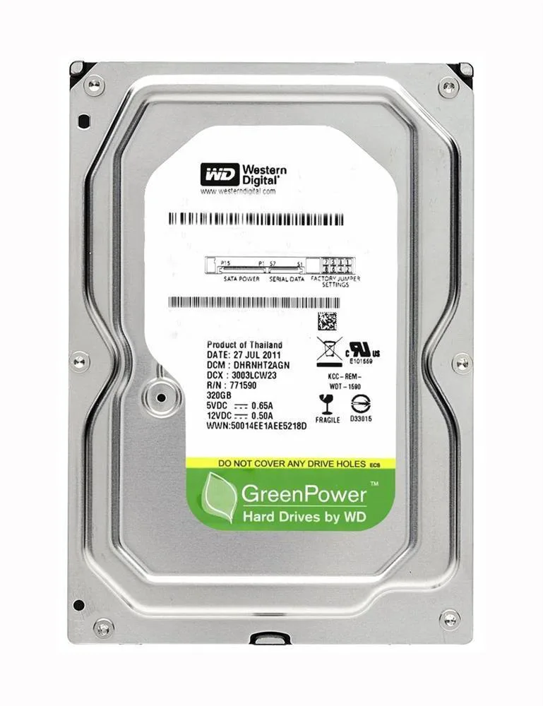 Western Digital WD15EVDS/20PK 1.5TB 5400RPM SATA 3Gb/s 32MB Cache 3.5-inch Hard Drive