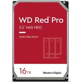 WD161KFGX - Western Digital Red Pro NAS 16TB 7200RPM SATA 6Gb/s 256MB Cache 3.5-inch Hard Drive