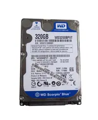 WD3200BEVS - Western Digital Scorpio Blue 320GB 5400RPM SATA 3Gb/s 8MB Cache 2.5-inch Hard Drive