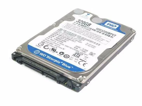 WD3200BPVT-16ZEST0 - Western Digital Scorpio Blue 320GB 5400RPM SATA 3Gb/s 8MB Cache 2.5-inch Hard Drive