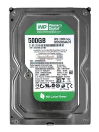 WD5000AADS-98S9B1 - Western Digital Caviar Green 500GB 7200RPM SATA 3Gb/s 7-Pin 32MB Cache 3.5-inch Hard Drive