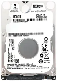WD5000LUCT-63Y8HY0 - Western Digital AV-25 500GB 5400RPM SATA 3Gb/s 16MB Cache 2.5-inch Hard Drive