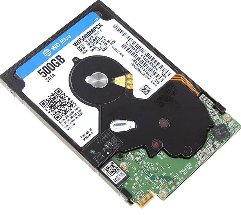 WD5000MPCK-60AWHT0 - Western Digital Blue 500GB 5400RPM SATA 6Gb/s 16MB Cache 2.5-inch Hard Drive