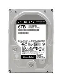 WD6004FZWX - Western Digital Black 6TB SATA 6Gb/s 7200RPM 128MB Cache 3.5-inch Gaming Hard Drive