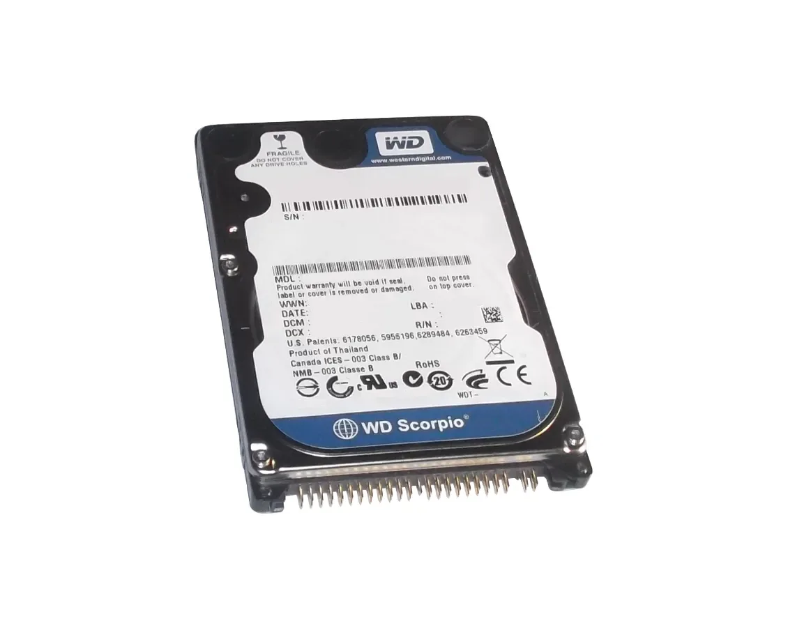 WD600BEAE - Western Digital Scorpio 60GB 5400RPM ATA-100 2MB Cache 2.5-inch Hard Drive