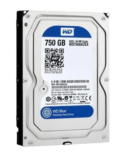 WD7500AZEX-A1 - Western Digital Caviar Blue 750GB 7200RPM SATA 6Gb/s 64MB Cache 3.5-inch Hard Drive