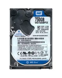 WD7500L12X - Western Digital Black 750GB 5400RPM SATA 6Gb/s 16MB Cache 16GB NAND 2.5-inch Hybrid Hard Drive