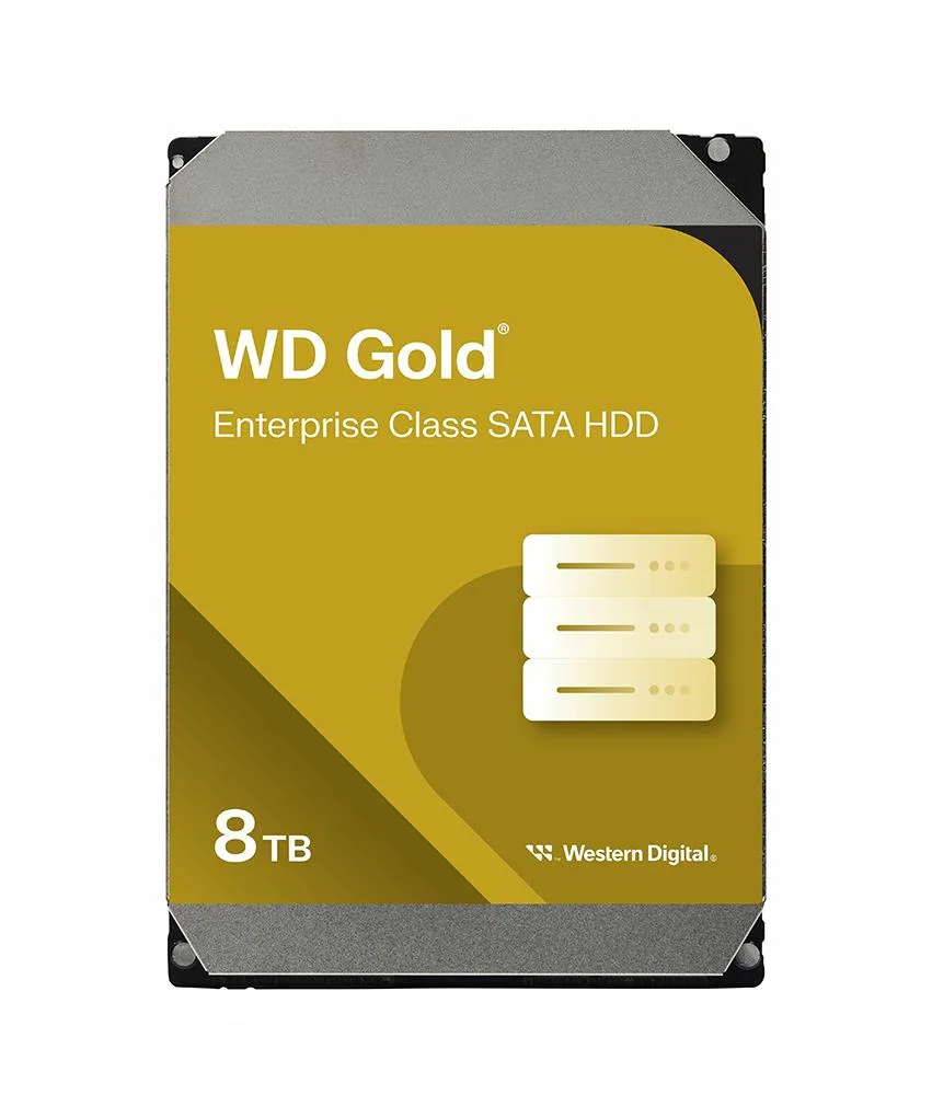 Western WD8005FRYZ Western Digital WD8005FRYZ Gold Enterprise 8TB 7200RPM SATA 6Gb/s 256MB Cache 3.5-Inch Enterprise Class Hard Drive