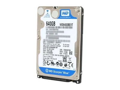 WD800BEVS-75LAT0 - Western Digital Scorpio Blue 80GB 5400RPM SATA 1.5Gb/s 8MB Cache 2.5-inch Hard Drive