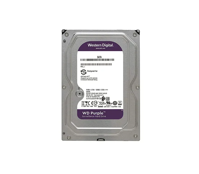 WD84PURZ - Western Digital Purple 8TB CMR SATA 6Gb/s 128MB Cache 3.5-inch Surveillance Hard Drive