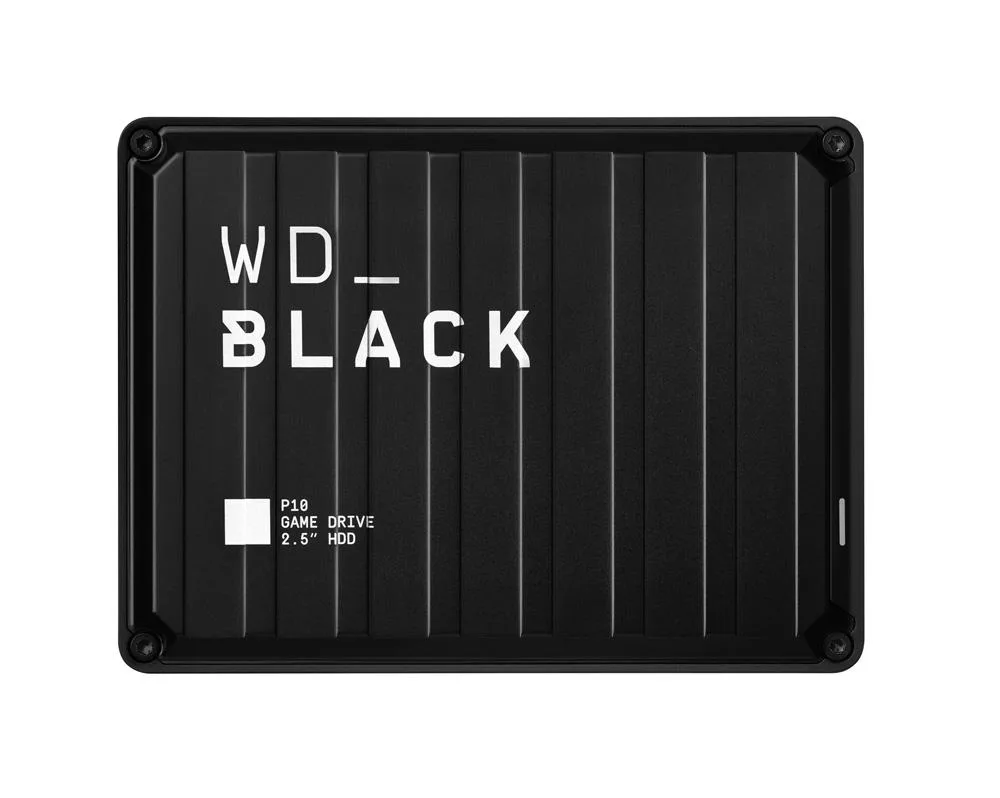 WDBA3A0040BBK-WESN - Western Digital Black P10 Game Drive 4TB USB 3.2 Gen1 2.5-inch External Hard Drive