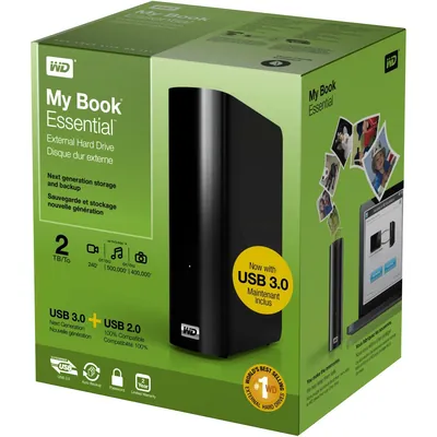 WDBAAF0020HBK-LESN - Western Digital LA 2TB My Book Essential LATAM