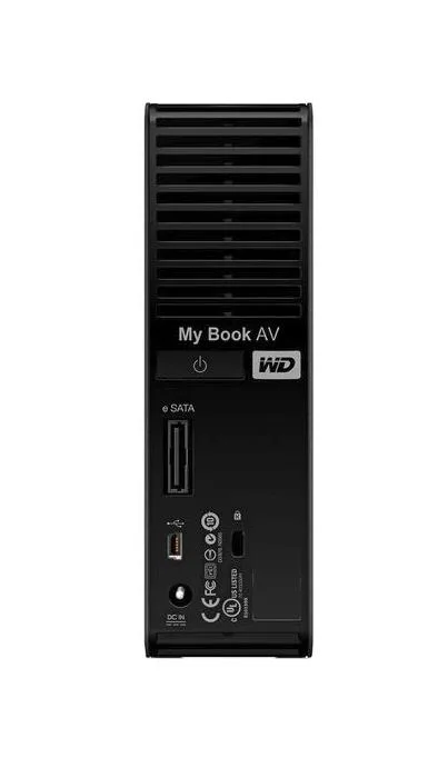 WDBABT0010HBK - Western Digital My Book AV 1TB USB 2.0 eSATA 3Gb/s External Hard Drive