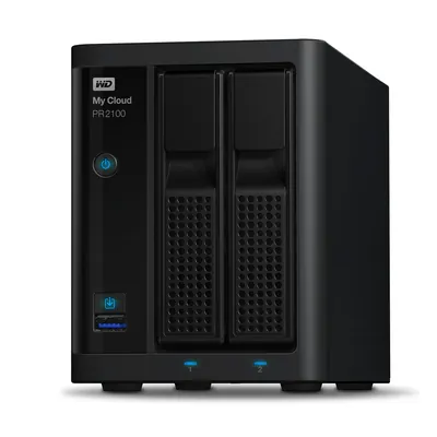 WDBBCL0120JBK-N - Western Digital Pro Series PR2100 12TB 2-Bay My Cloud Storage