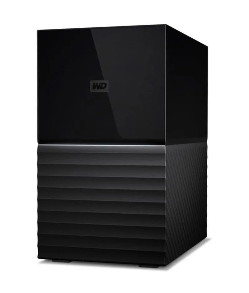 WDBFBE0060JBK - Western Digital My Book Duo 6TB RAID USB 3.1 3.5-inch External Hard Drive